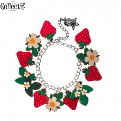 Bettelarmband: Erdbeeren