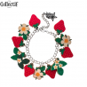 Charms Bettelarmband: Erdbeeren